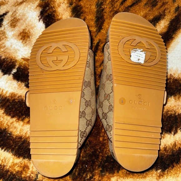 Gucci GG Canvas Slides, size 5 - Picture 2 of 6
